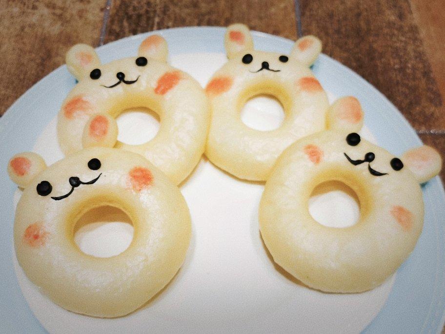 小兔子甜甜圈馒头