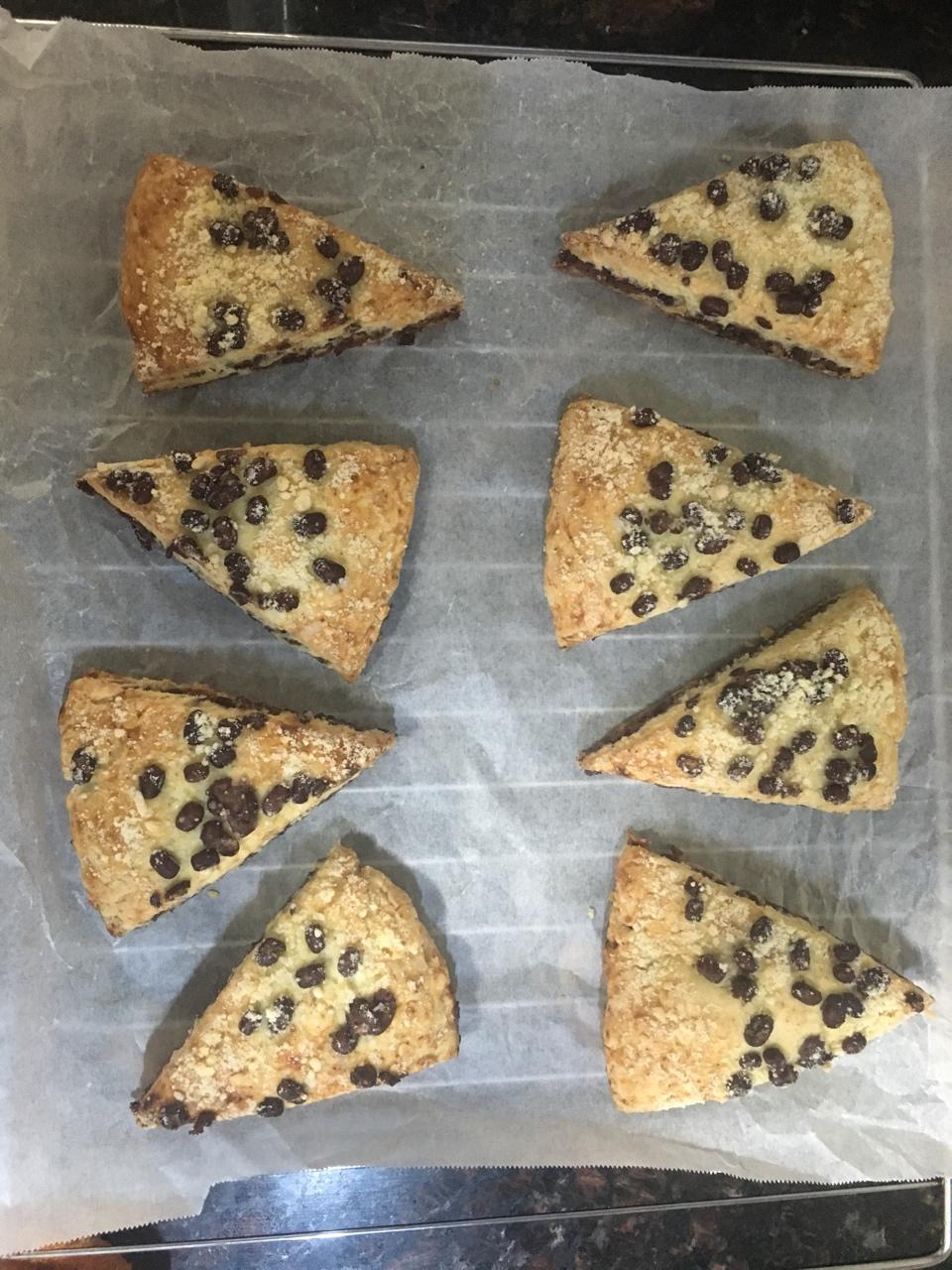 仿星巴克 蜜红豆司康