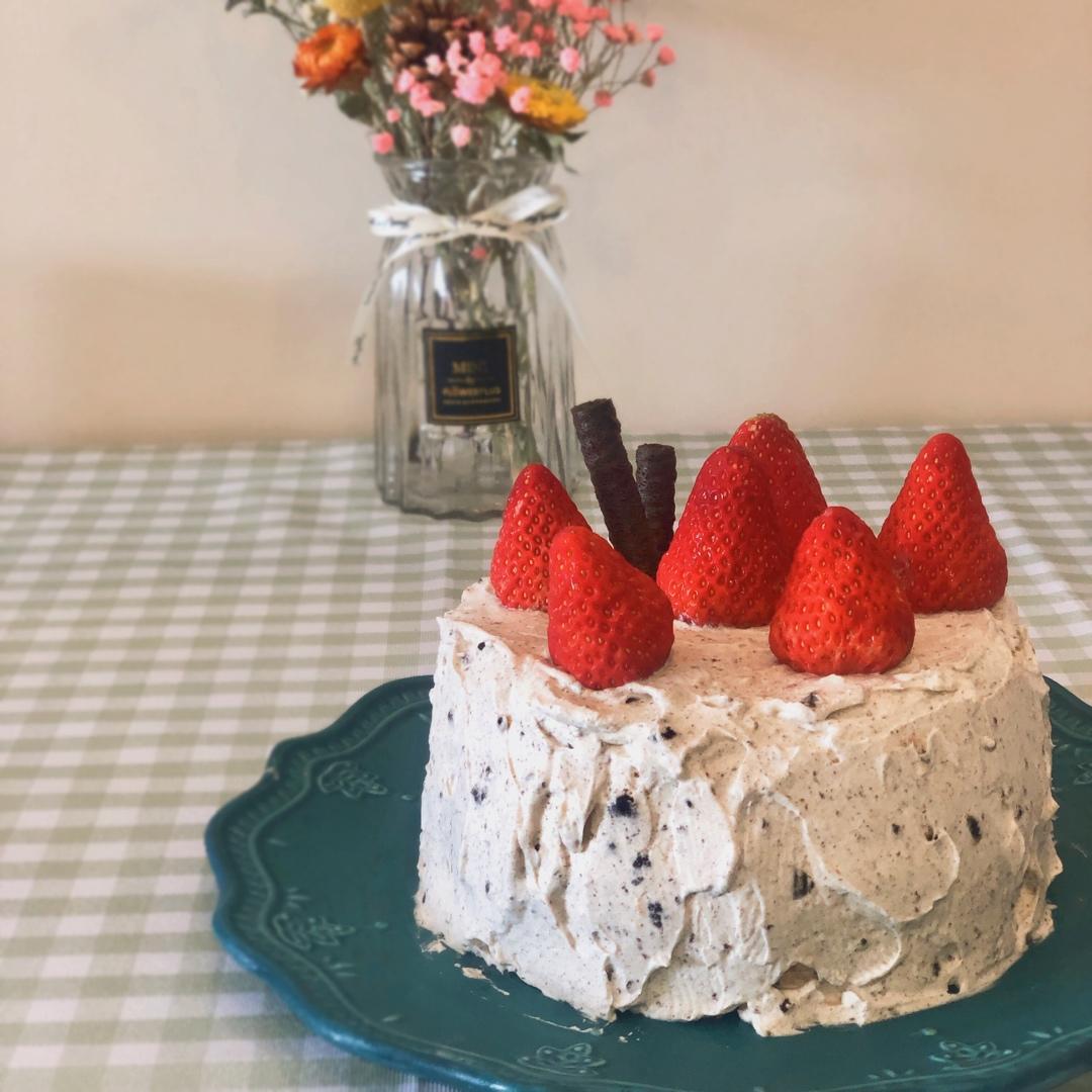 6寸奥利奥咸奶油蛋糕