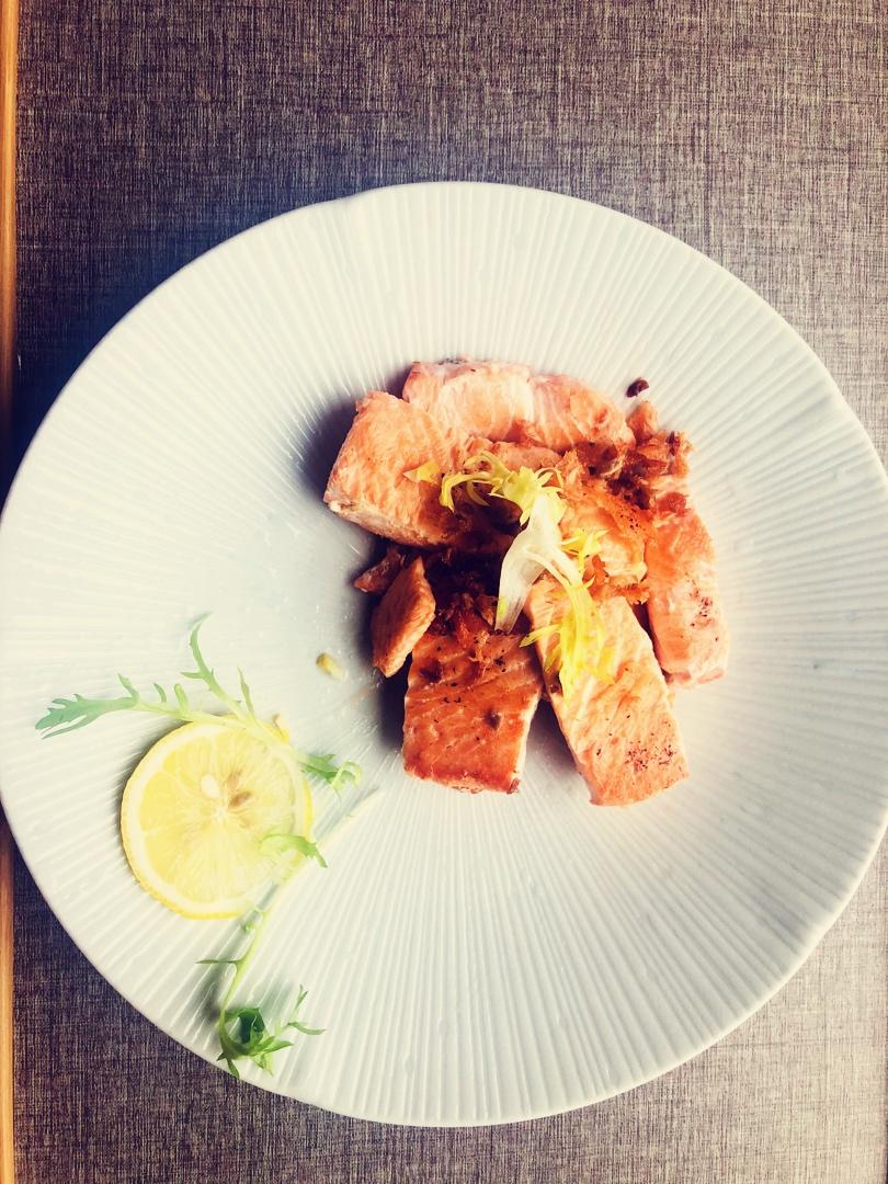 柠檬香煎三文鱼（无油版）