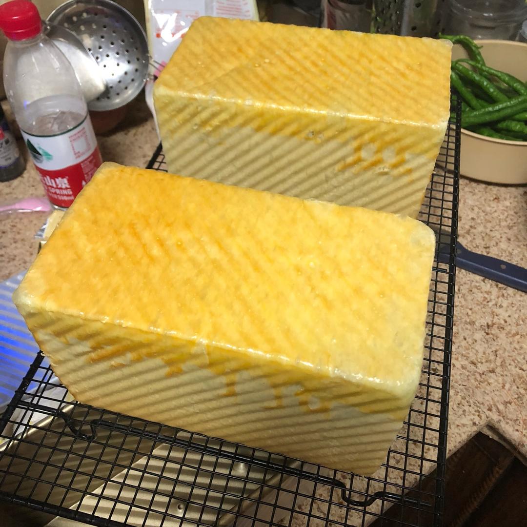 抹茶蜜豆吐司
