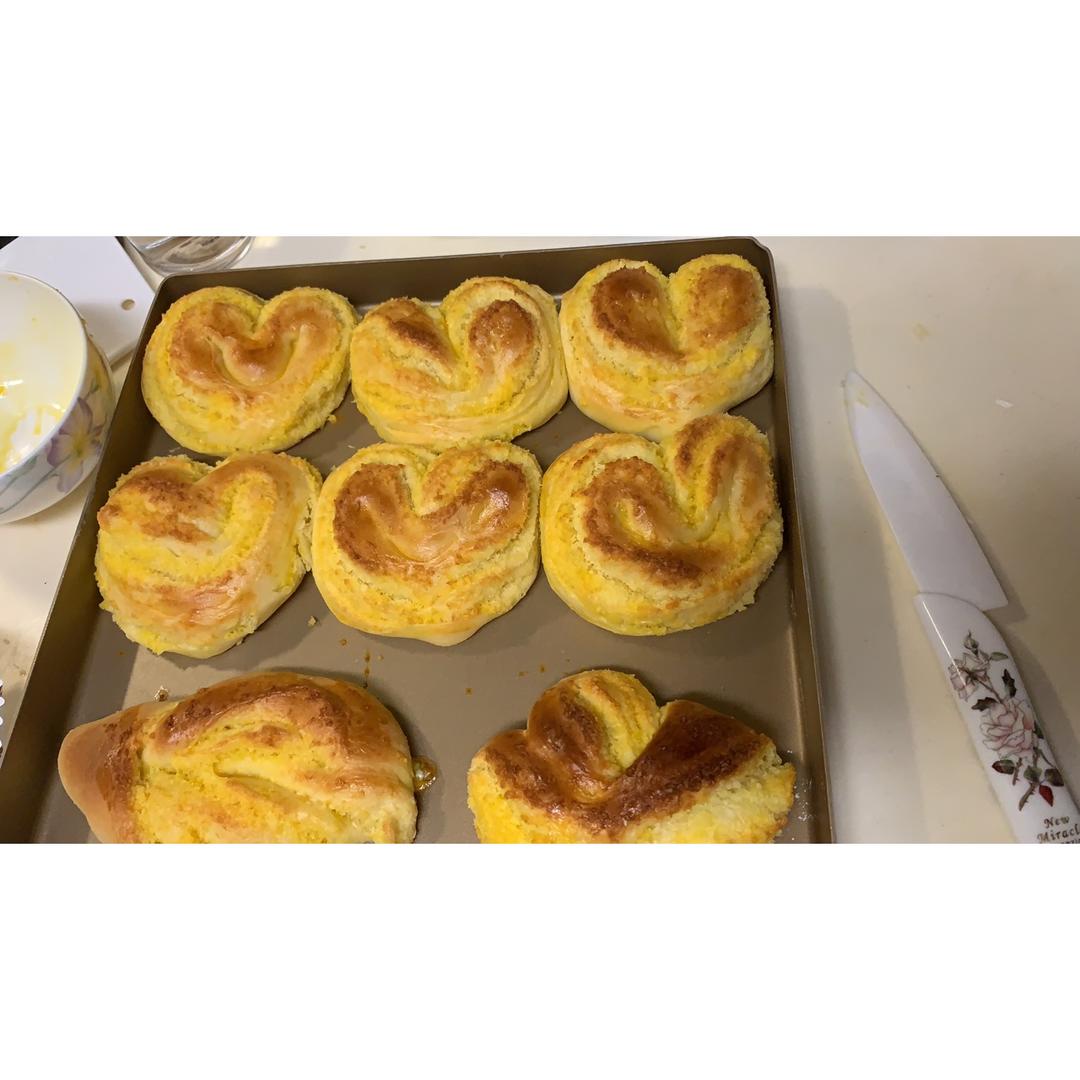 心形椰蓉面包