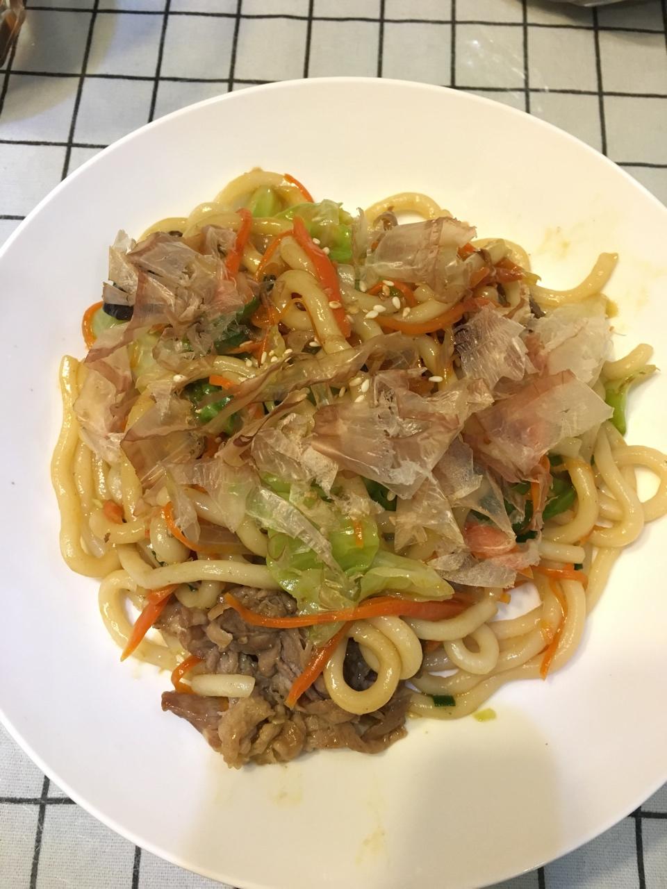 【曼达小馆】居酒屋系列：猪肉炒乌冬与烧酒