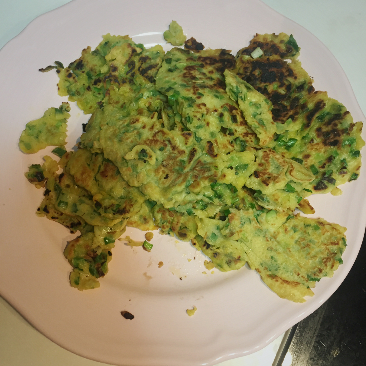 韭菜胡萝卜鸡蛋软饼