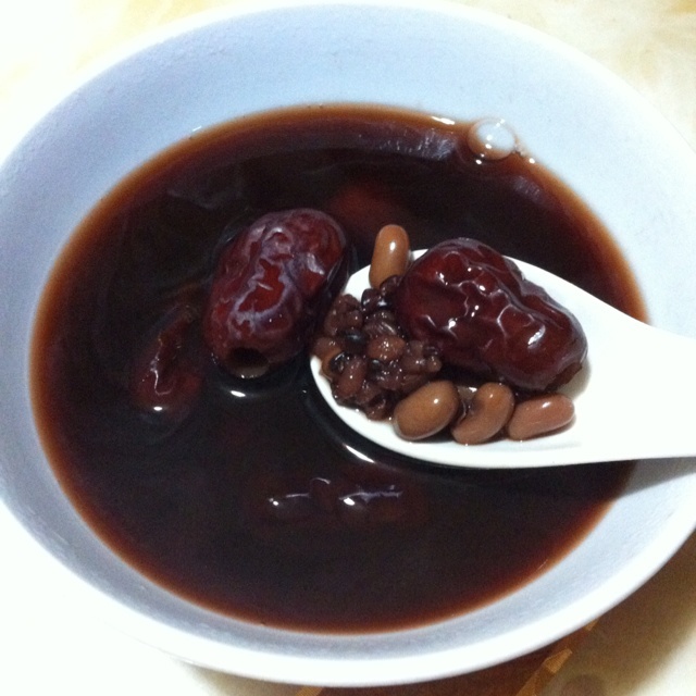 黑米红豆粥