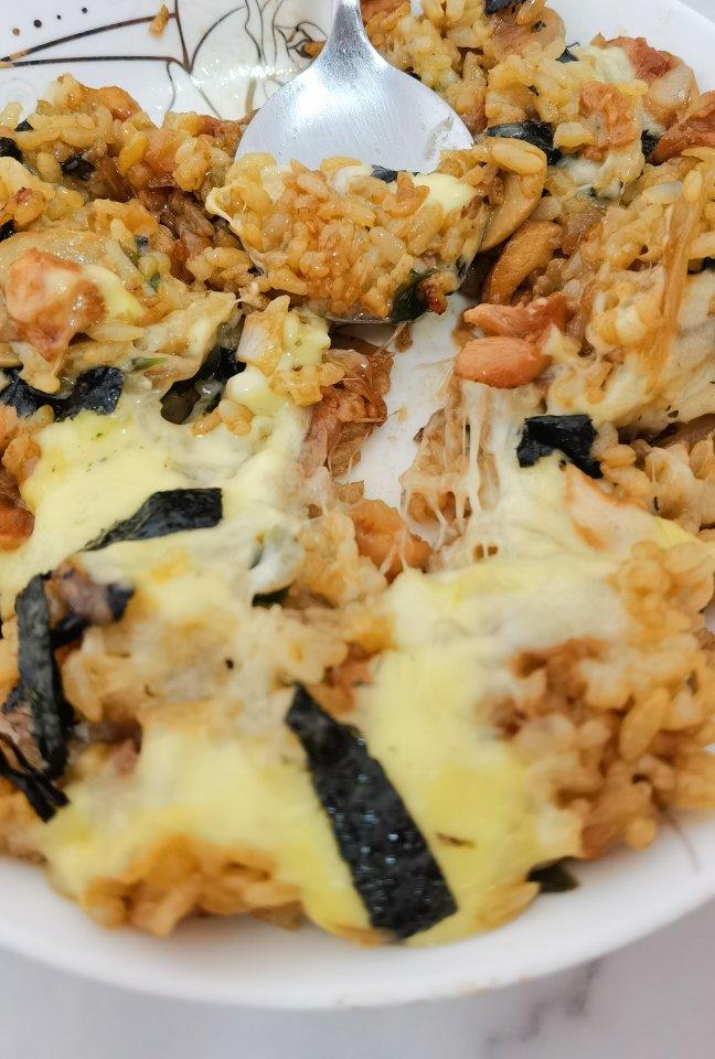 情人节特餐--韩式辣炒芝士鸡排饭