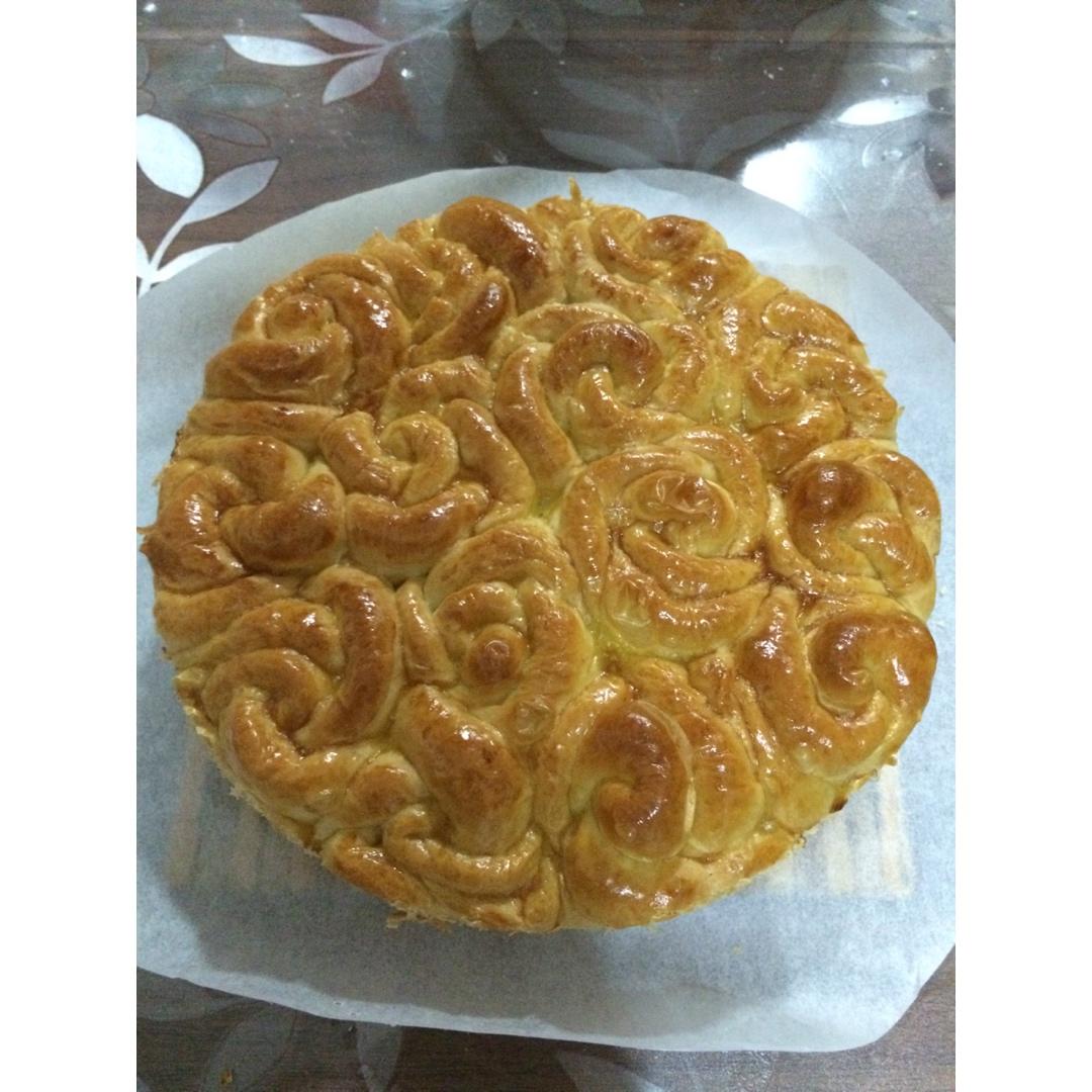 玫瑰花面包
