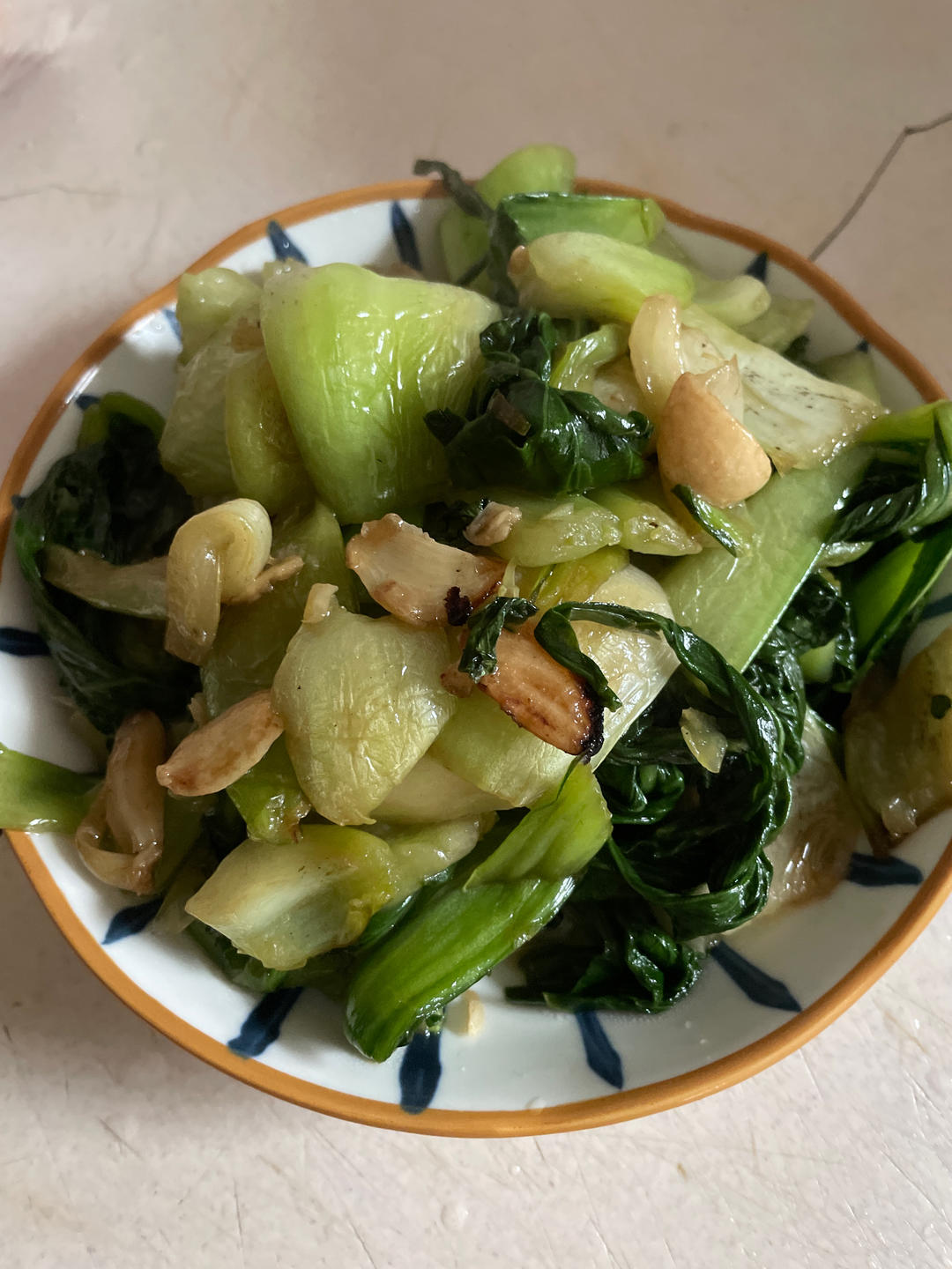 炒青菜，脆而不生，熟而不老