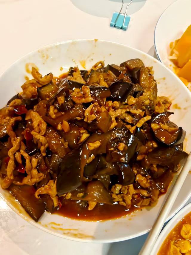 超级下饭酱香味肉末茄子