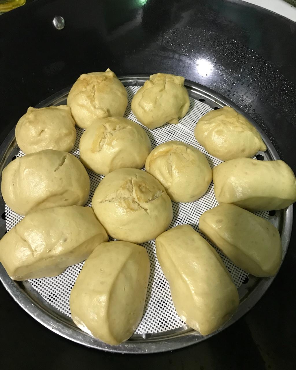 红糖燕麦开花馒头