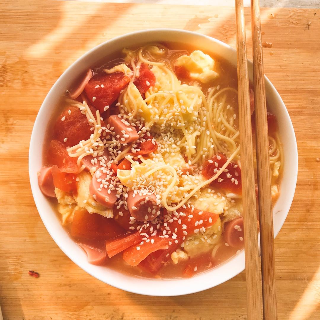番茄鸡蛋面