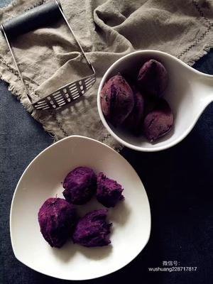 紫薯糕简单版的做法 步骤1