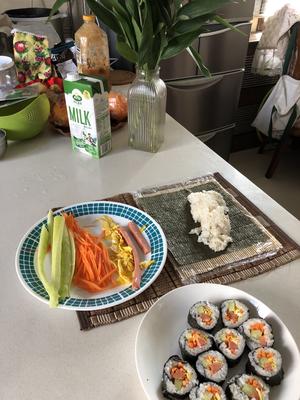 韩式寿司 紫菜卷的做法 步骤3