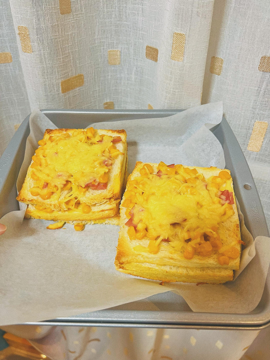 好利来同款🔥芝士玉米三明治