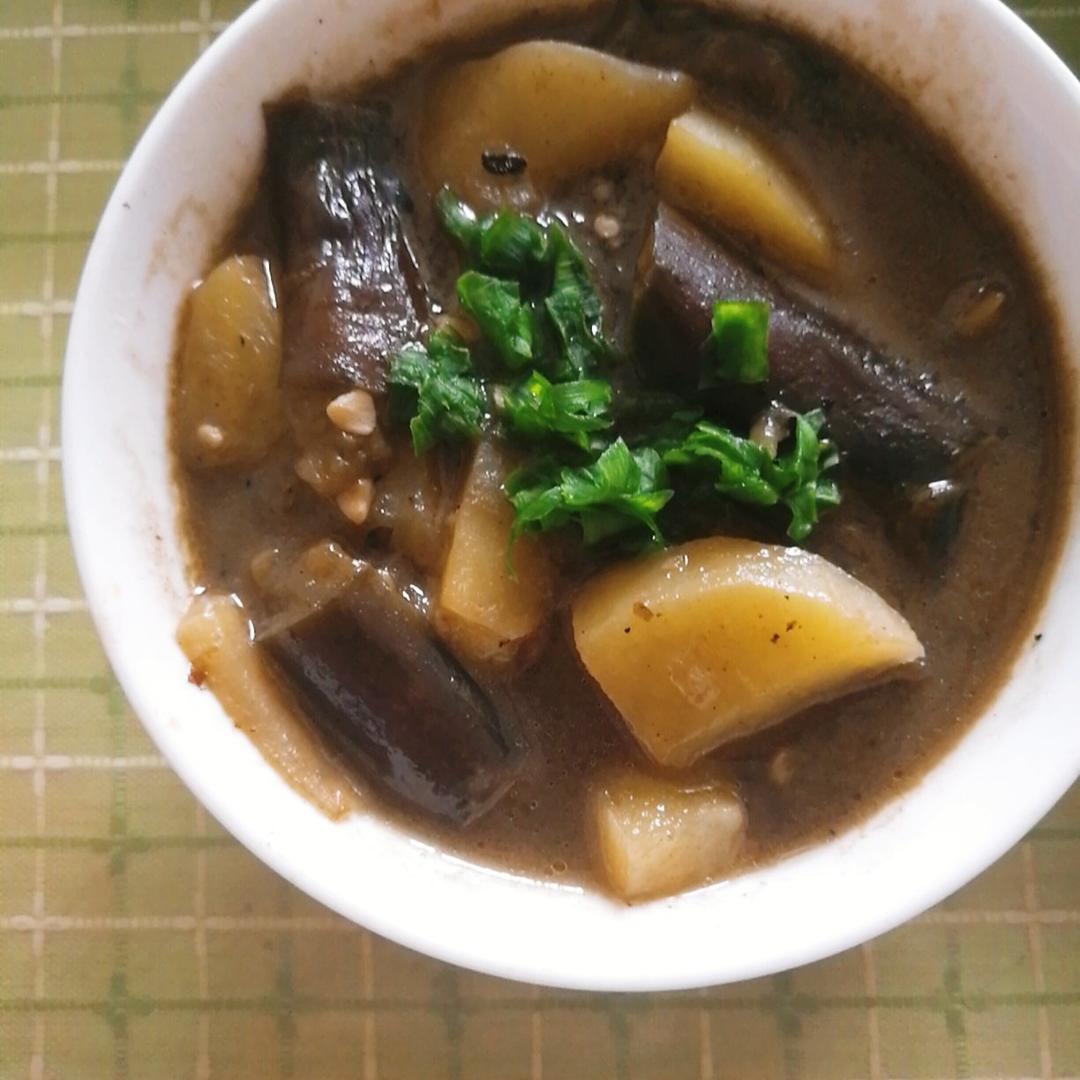 土豆炖茄子