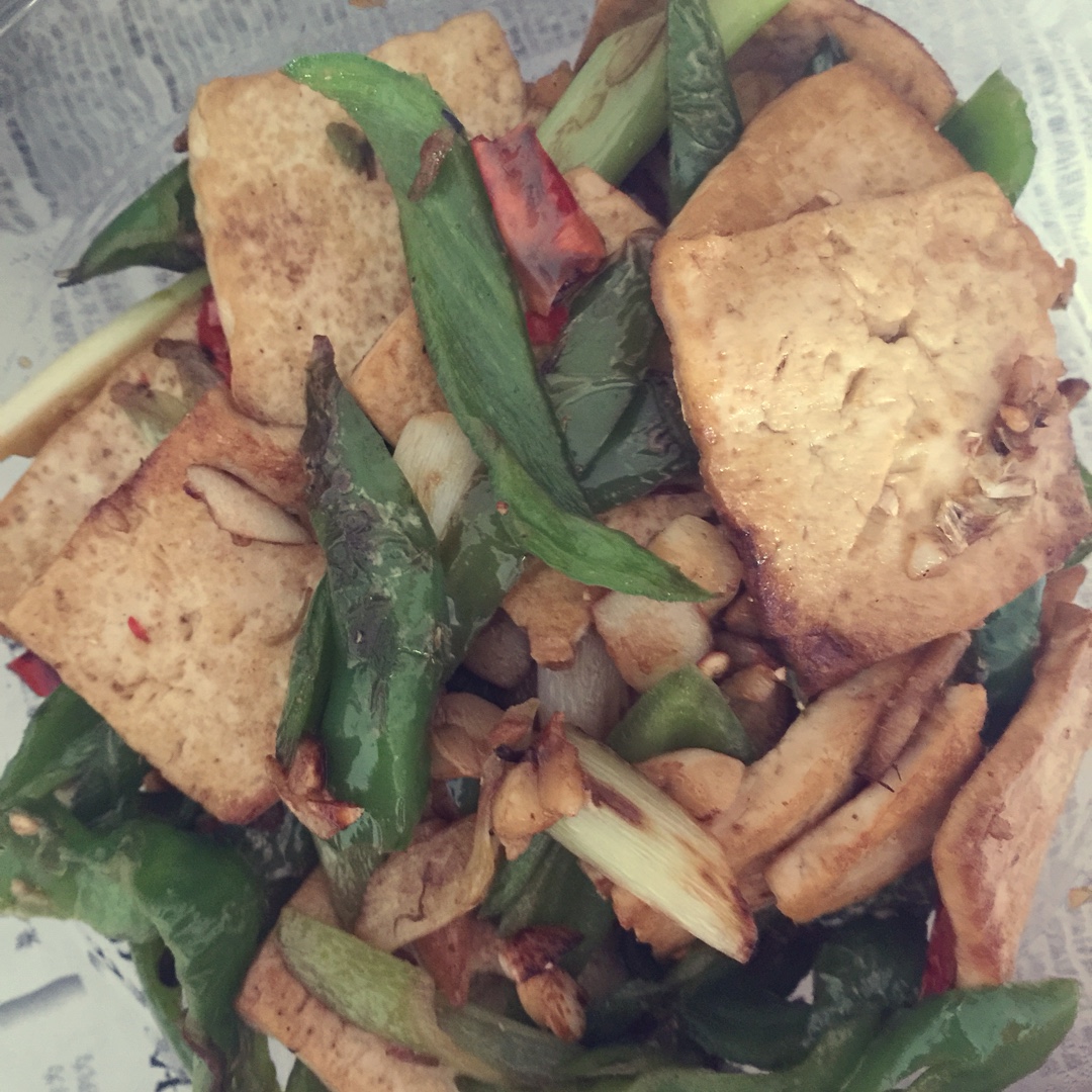 香炒煎豆腐