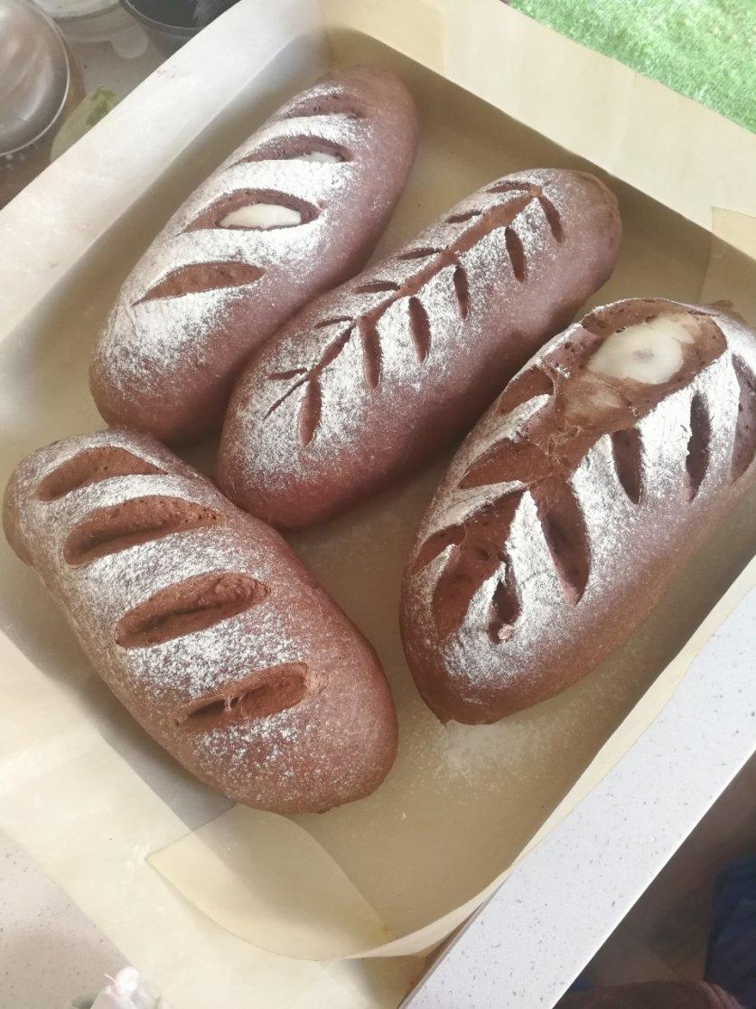 麻薯核桃夹心软欧包