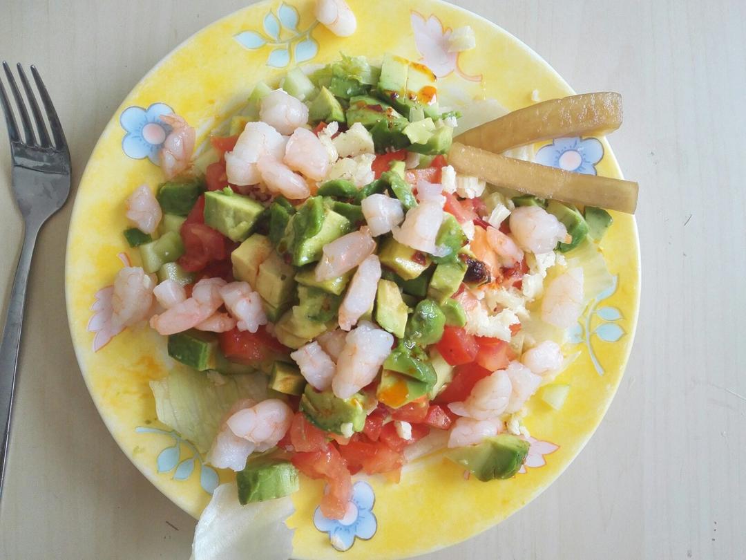 【减脂小厨房】牛油果沙拉