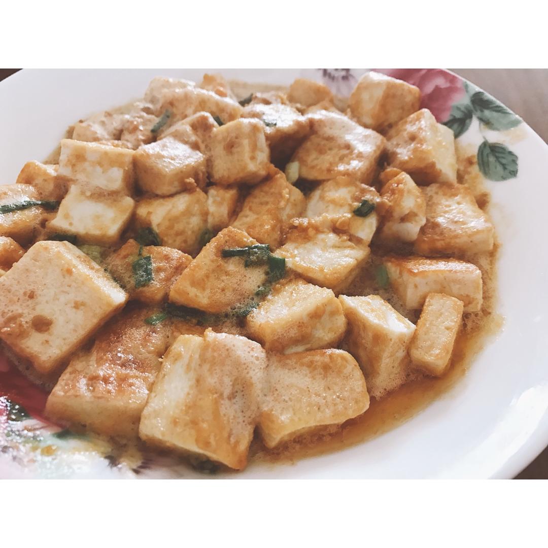 老丁的私房菜-蟹黄豆腐