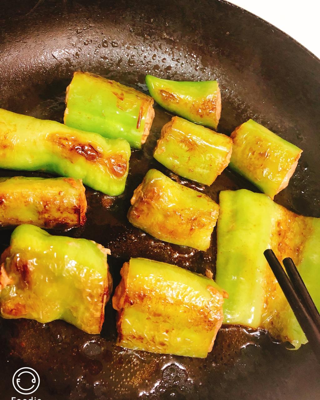下饭菜肴--青椒酿肉