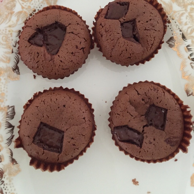 莫尼卡美食厨房：爆浆巧克力蛋糕