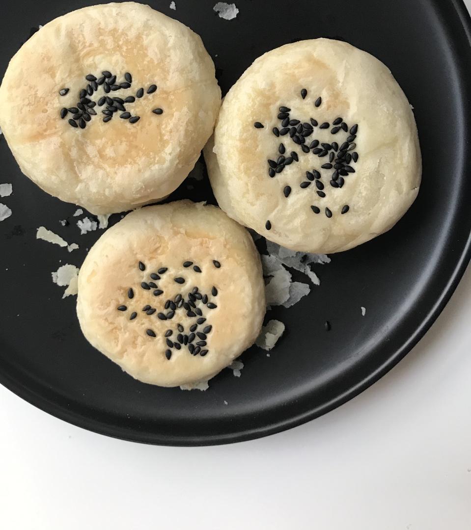 堂妈小厨——酥皮绿豆饼