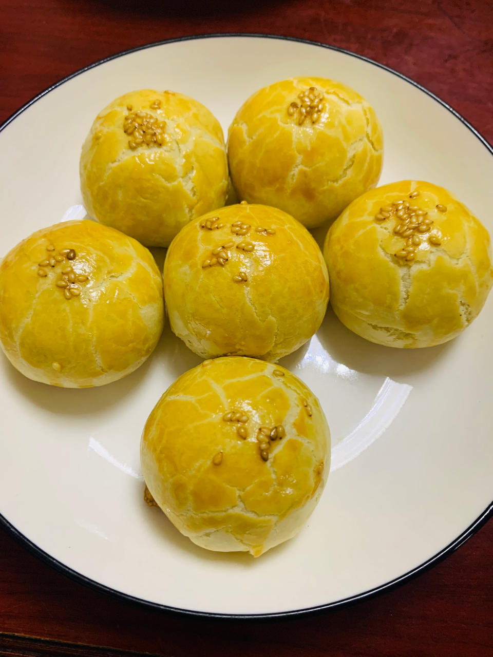 豆沙蛋黄酥（六个量黄油版）