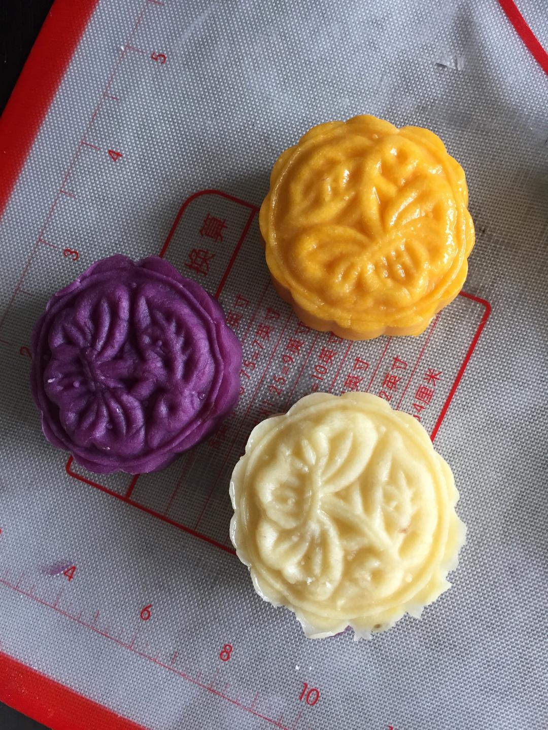 麦淀粉紫薯饼的做法