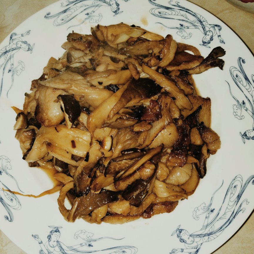 蘑菇炒肉（家常版）