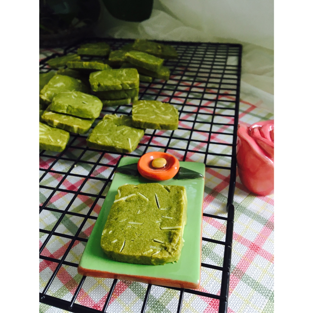 抹茶杏仁曲奇（超快手）