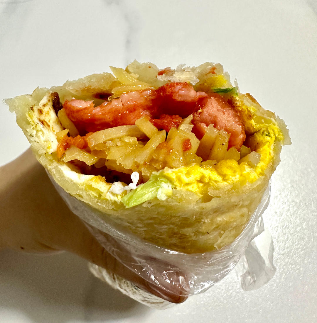 自制手抓饼胚，不到3块钱的面粉做了10张手抓饼