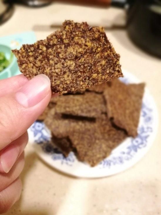 健康零食 - 好吃上瘾的亚麻籽脆片（香、酥、脆）