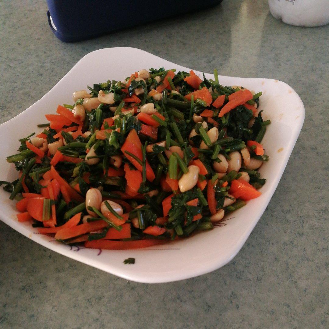 香菜花生米