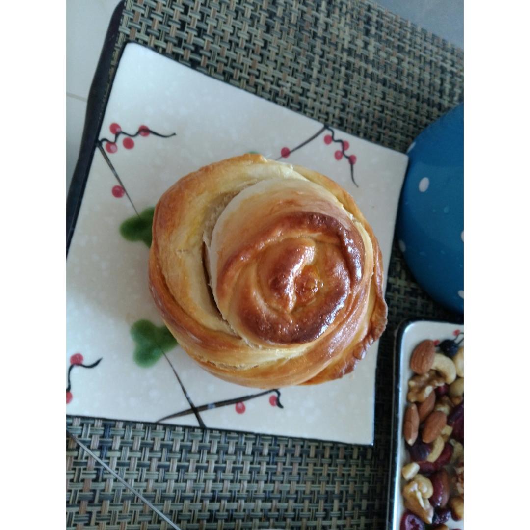 玫瑰花面包
