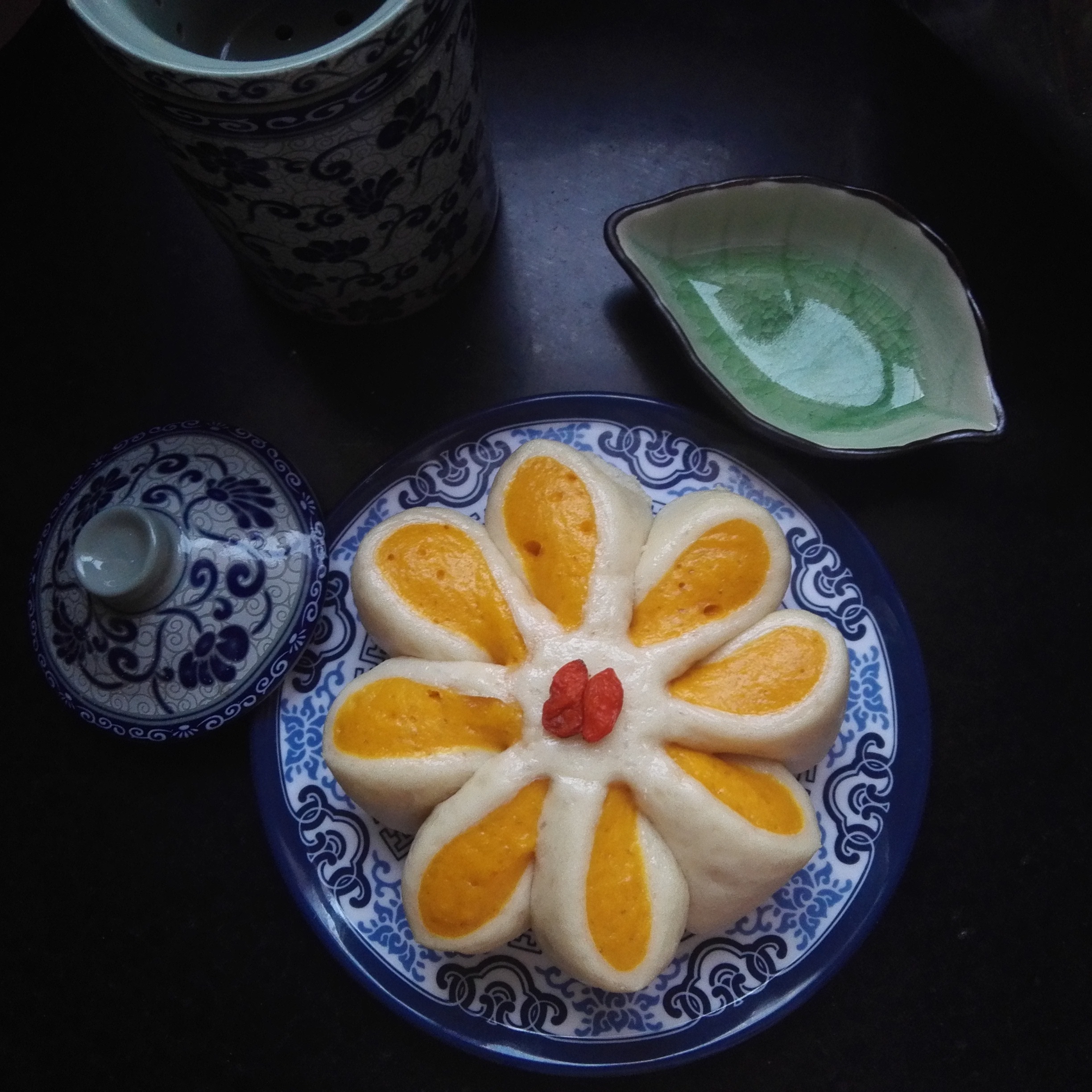 南瓜花样馒头