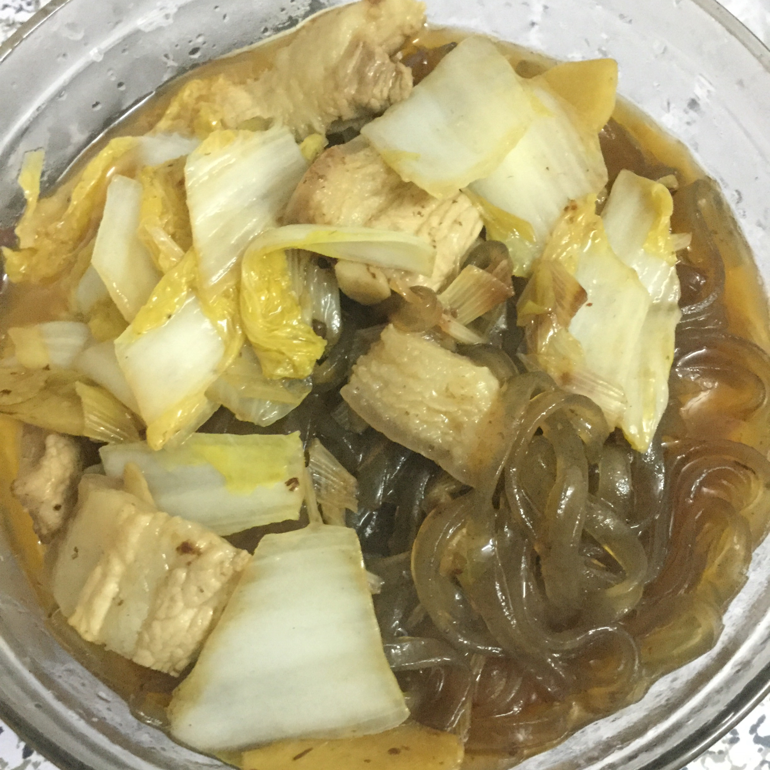 猪肉白菜炖粉条