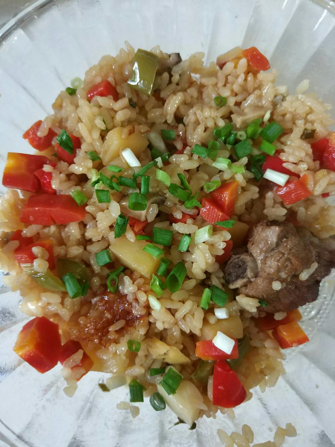 电饭锅版排骨焖饭