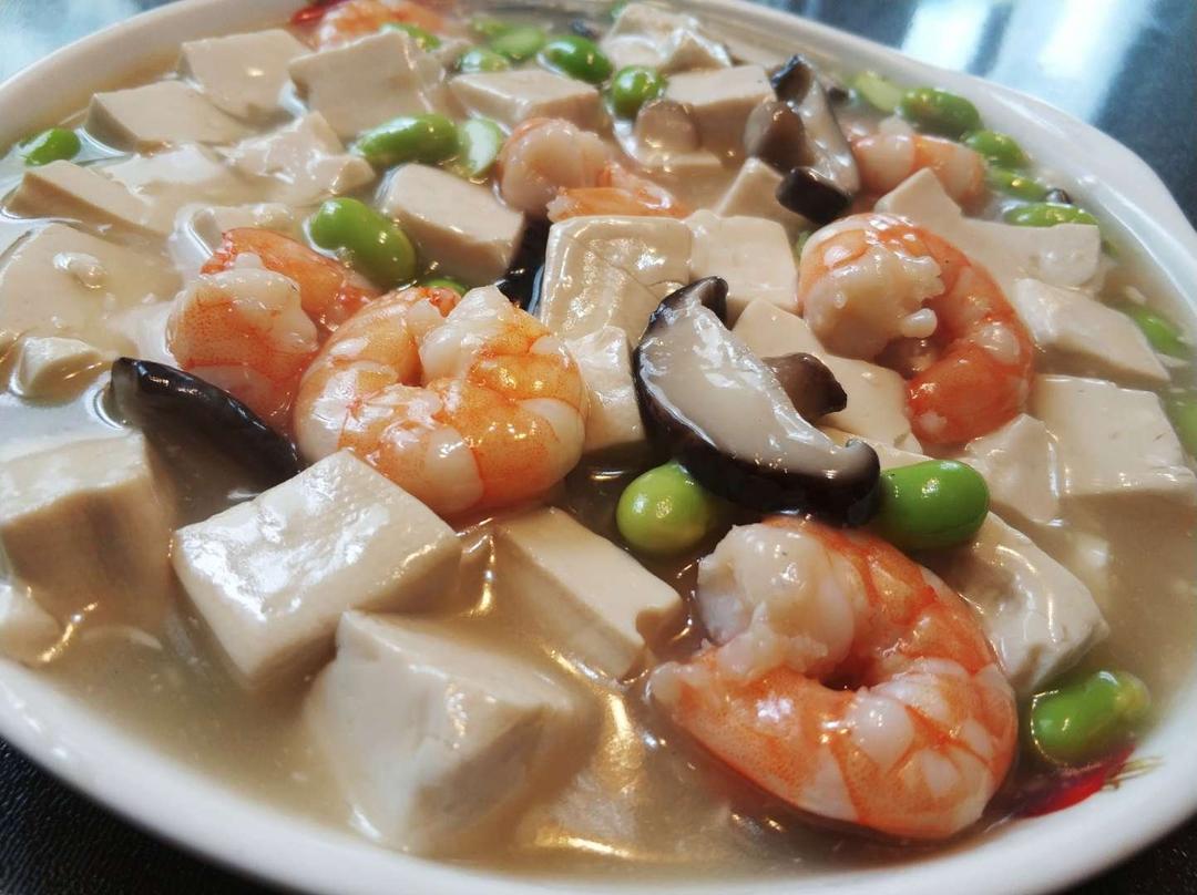 虾仁豆腐