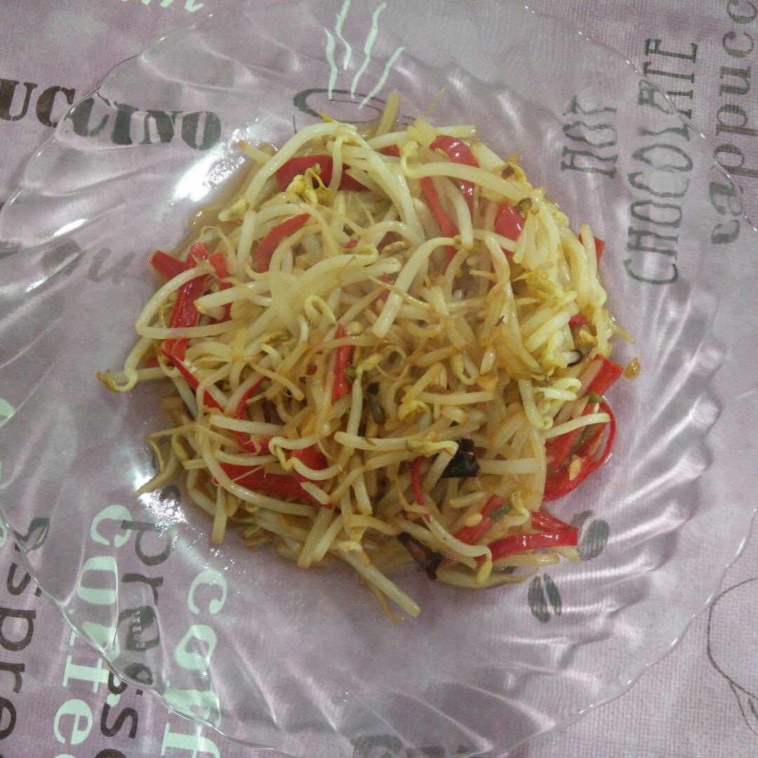 素炒豆芽