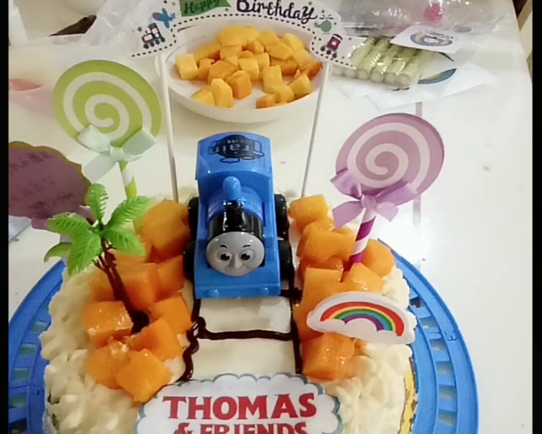 托马斯小火车生日蛋糕