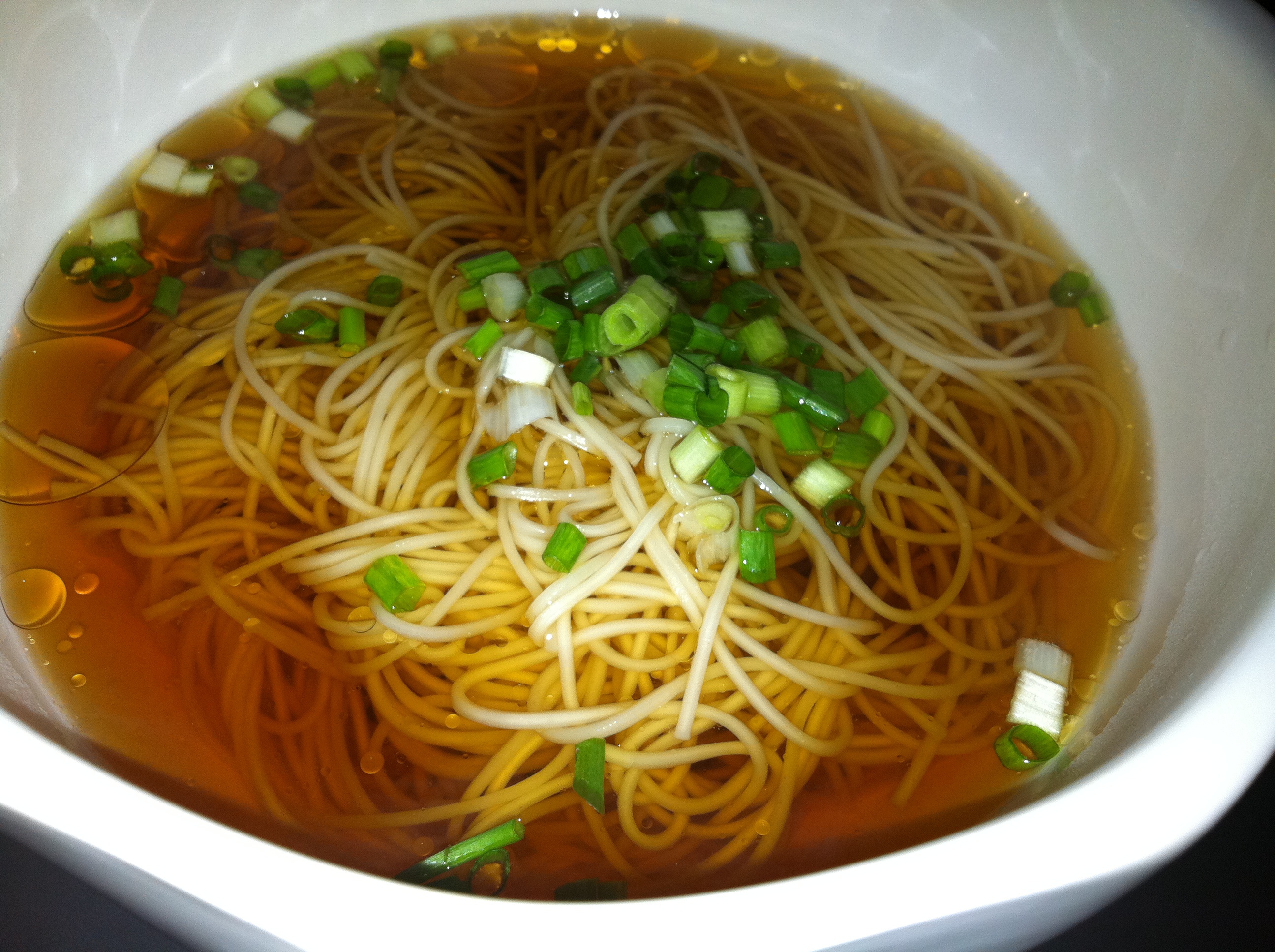 小葱麻油酱油面
