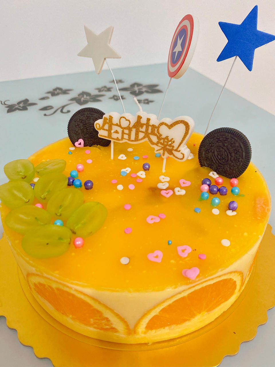 芒果慕斯蛋糕8寸