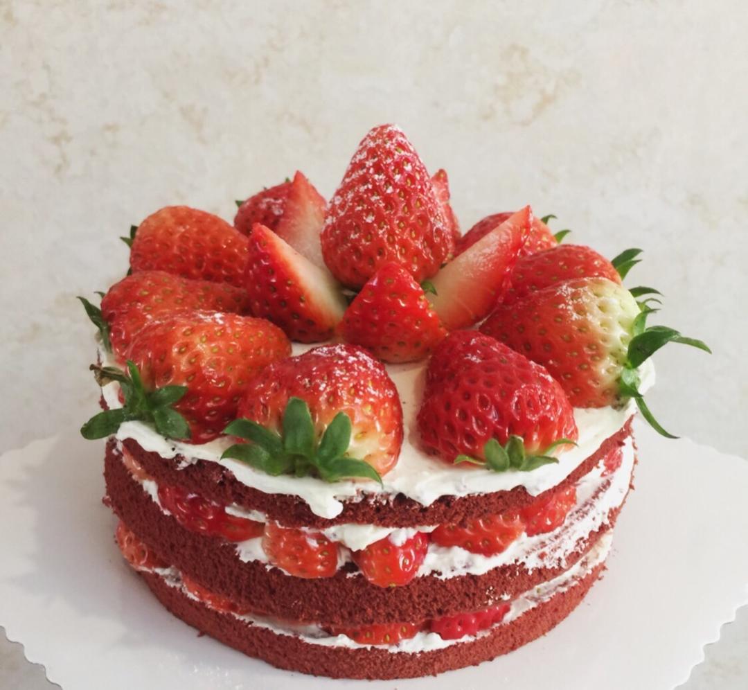 暖心红丝绒蛋糕［6寸绵软戚风版 ］