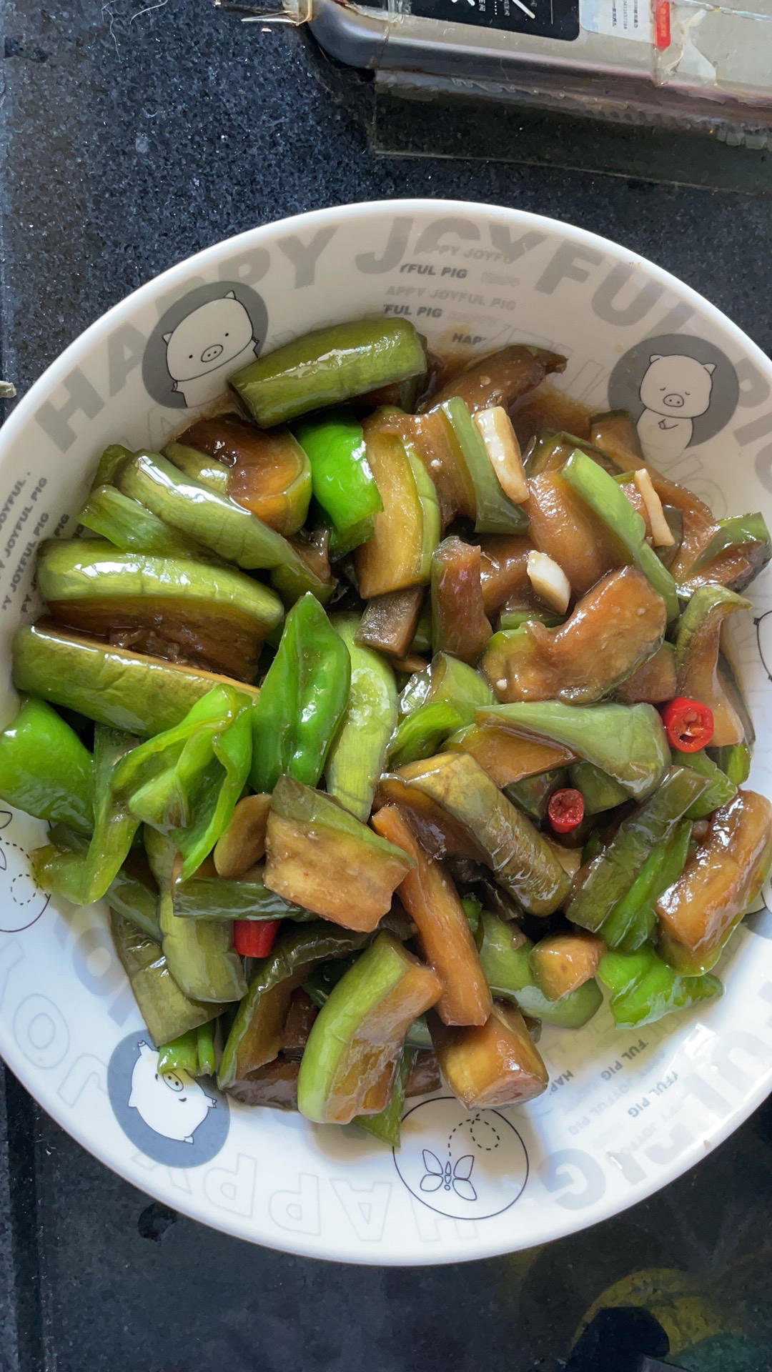 茄子🍆炒青椒