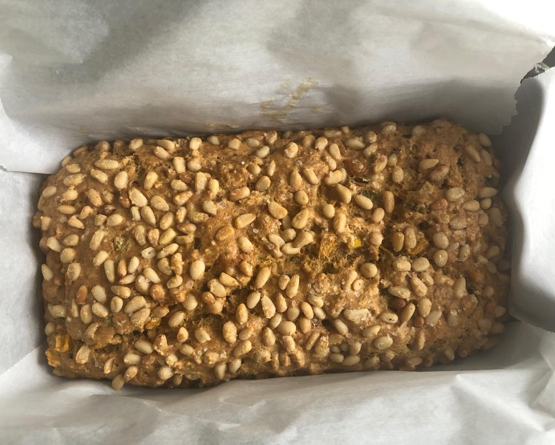 松仁玉米快手面包丨健康·烘焙