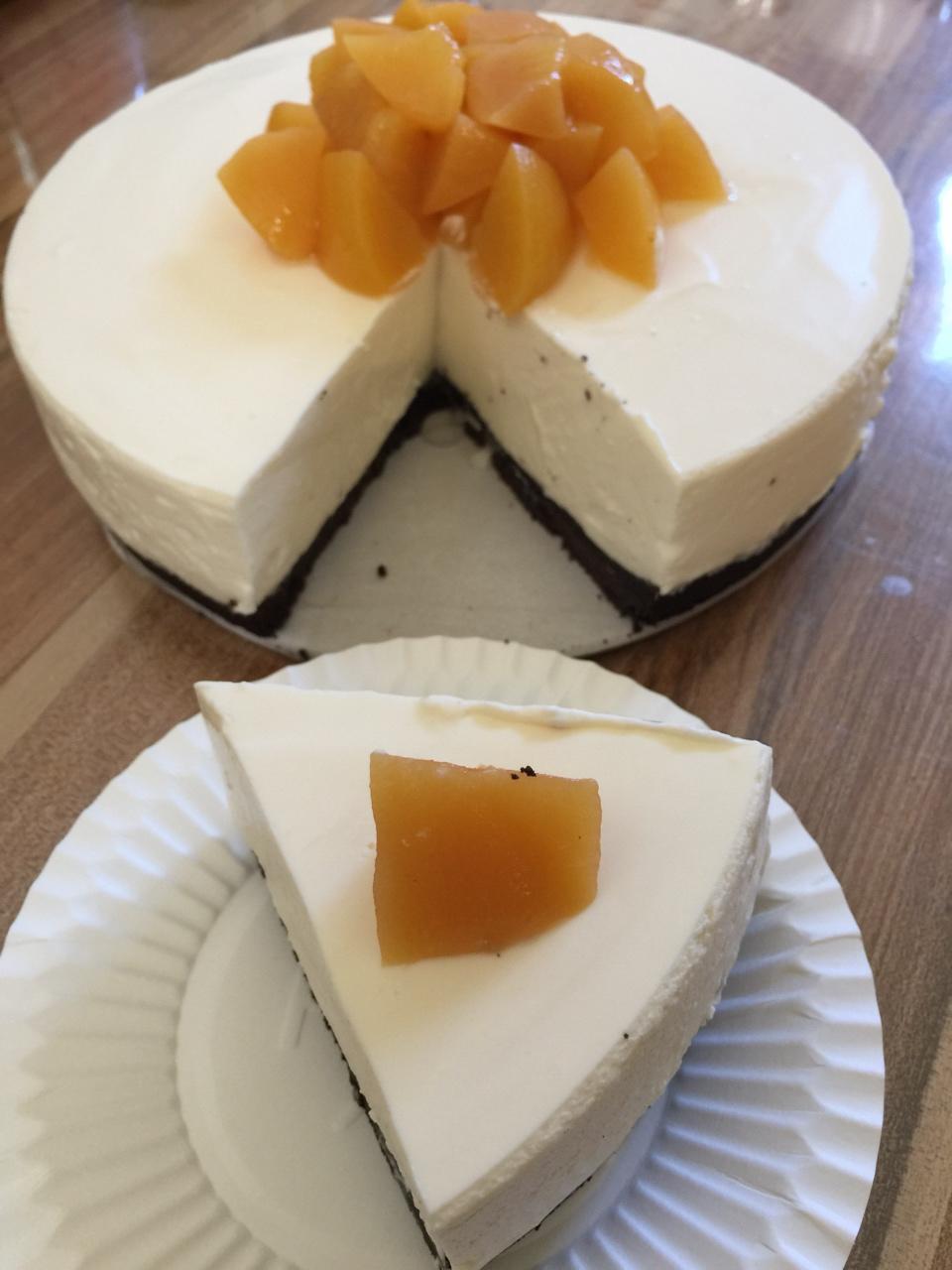 不加鸡蛋的冻柠檬酸奶芝士蛋糕