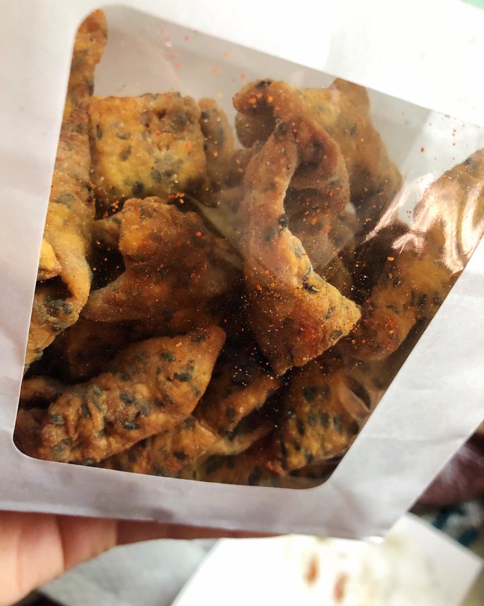 过年小食炸小果（焦叶）