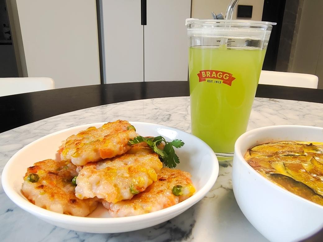 家常菜香煎虾饼