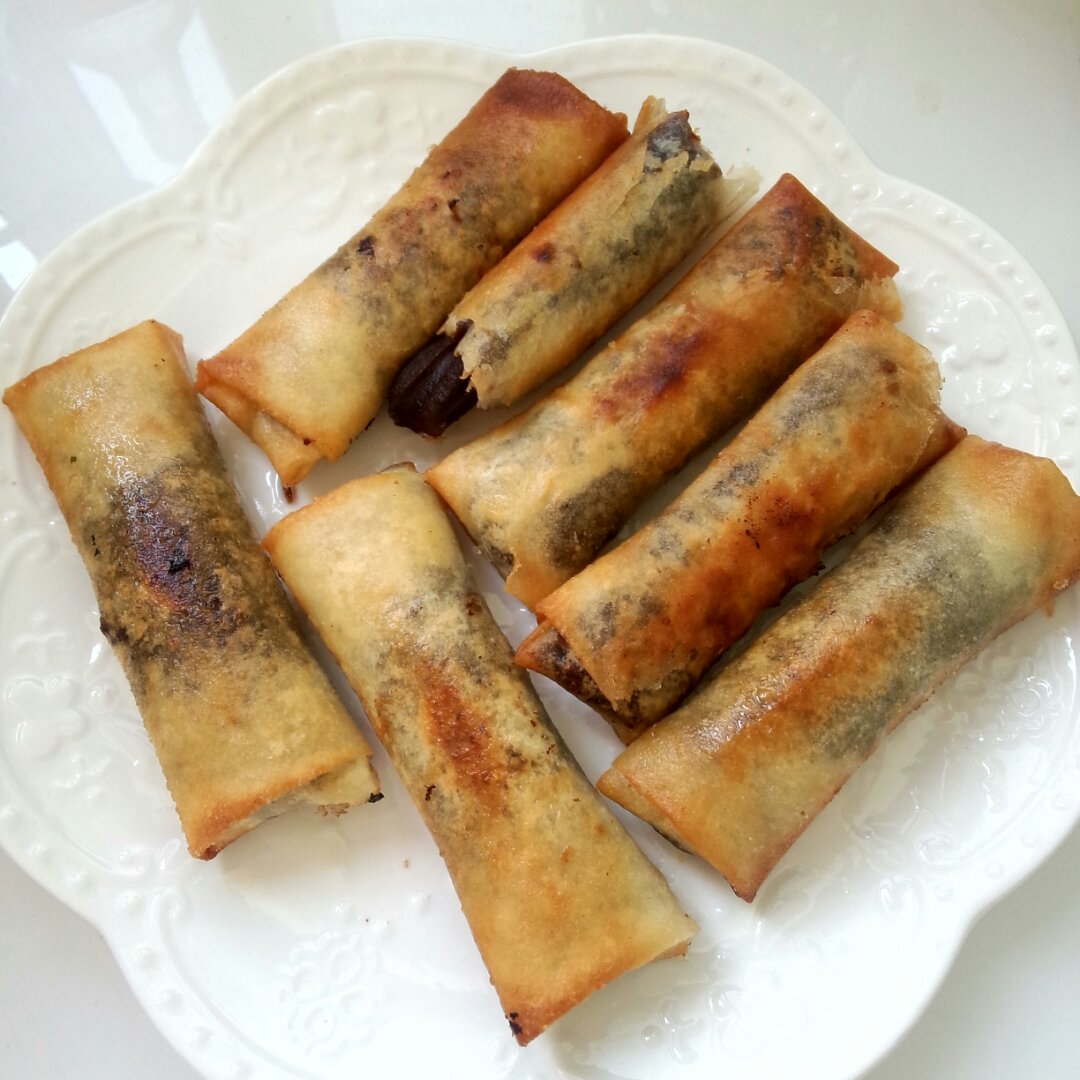 豆沙春卷