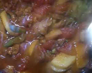 番茄土豆肉片的做法 步骤7